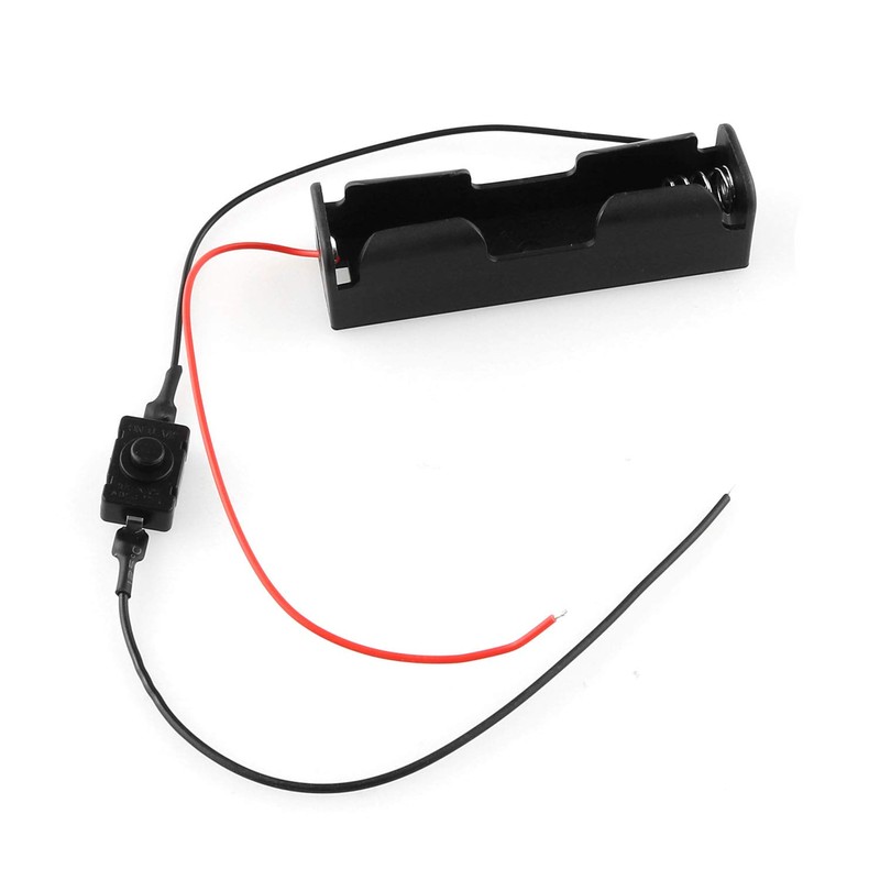 DGZZI 18650 Battery Storage Case 2PCS Single 18650 Battery Holders