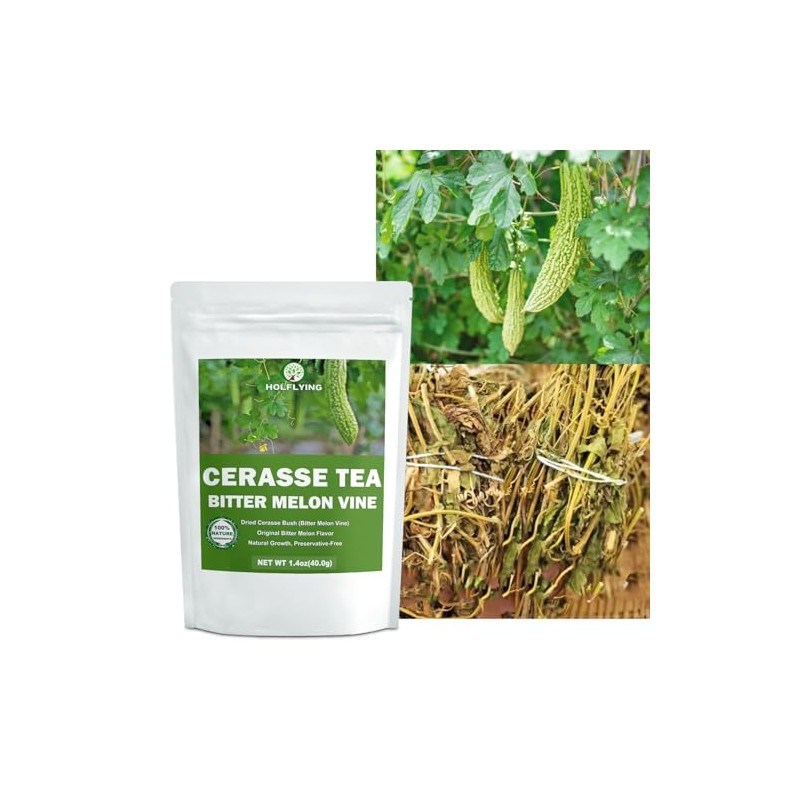 Natural Dried Whole Bitter Melon Bush Tea, Cerasee Tea -