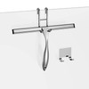 Shower Squeegee for Glass Door 12-Inch Stainless Steel Bathroom Squeegee