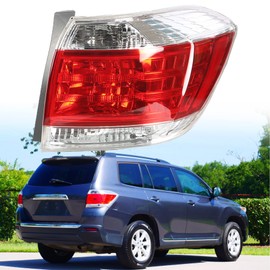 munirater Right Tail Light Passenger Side Rear Tail Lamp Assembly Replacement for 2011-2013 Toyota highlander 815500E070 TO2801185