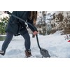 Suncast 18-inch Snow Shovel and Pusher Combo with Ergonomic Shaped