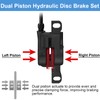 ENGWE MTB Bike Disc Brake Set, Aluminum Alloy Hydraulic Disc