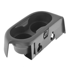 Split Bench Seat Console Mounted Black Dual Cup Holder Compatible with 05-11 Ford Ranger