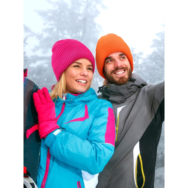 SATINIOR 1 Hole Knitted Full Face Cover Adult Winter Ski