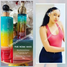 mgc 3pc. Pure indian white body milk, serum and face cream