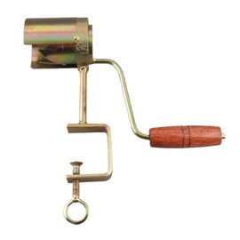 Qcwwy Corn Peeler with Hand Crank, Manual Iron Corn Corer with Clamping Device, Efficient Corn Scraper Tool for Kitchen