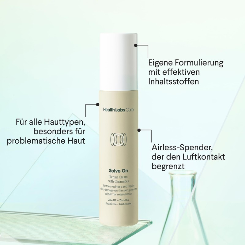 Health Labs Care Repair Cream with Ceramides Solve On for