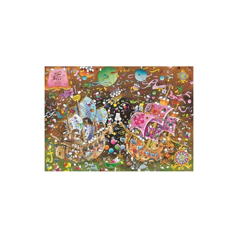 Clementoni 36527 Mordillo 'The Kiss' Puzzle 6000 Pieces, Skill Game
