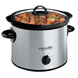 Crockpot Manual 3-Quart Slow Cooker Silver