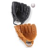 PLUSGOODS Adult Catch Ball Set with 2 Gloves and Baseball,