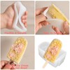 4 Pcs Popsicles Molds Flower Ice Cream Silicone Molds Floral