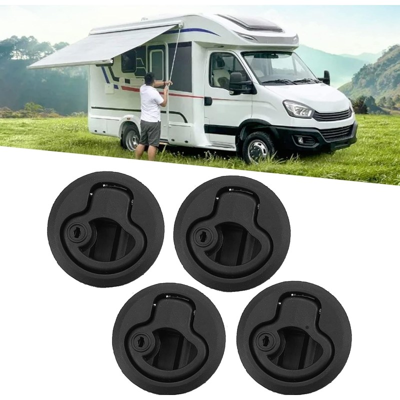 beejune Pack of 3 Push Lock Motorhome, Camping Drawer Closure,