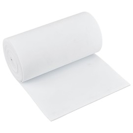 BENECREAT Rollo de hojas de espuma EVA blanca de 157 pulgadas, tiras de sellado de espuma de 7.8 pulgadas de ancho para suministros de artes y manualidades, disfraces de cosplay y decoración de la