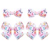 4pcs Happy Birthday Hair Bows Clips Cheer Barrettes for Little