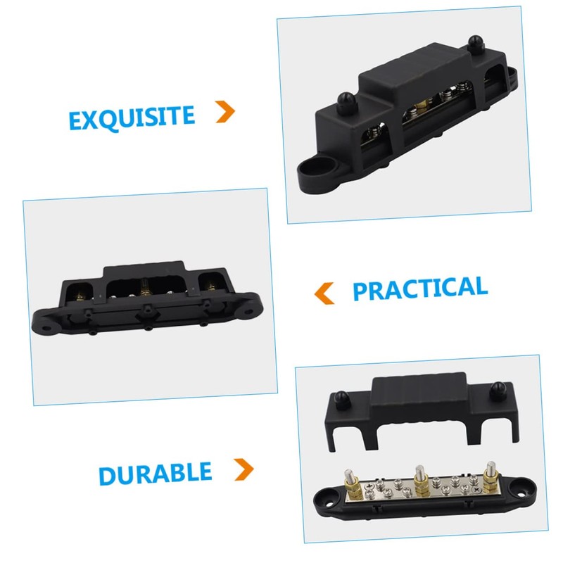 KONTONTY 1Set Terminal Bus Bar Distribution Block for Rv Car