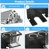 Yimerlen Hair Dryer Holder Wall Mounted, 3-in-1 Hair Tool Organizers