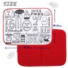 Living Room (Living) Sink Mat Black & White Approx 40