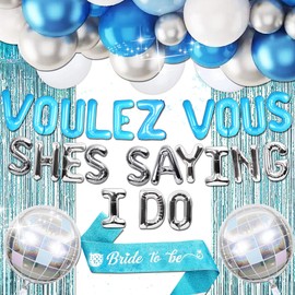 JeVenis Dancing Queen Balloons Banner Dancing Queen Bachelorette Party Decoration Mamma Mia Party Decoration 70s Decoration Disco Party Decoration
