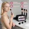 67pcs Brochas Maquillaje Profesional Esponjas Neceseres Rosa