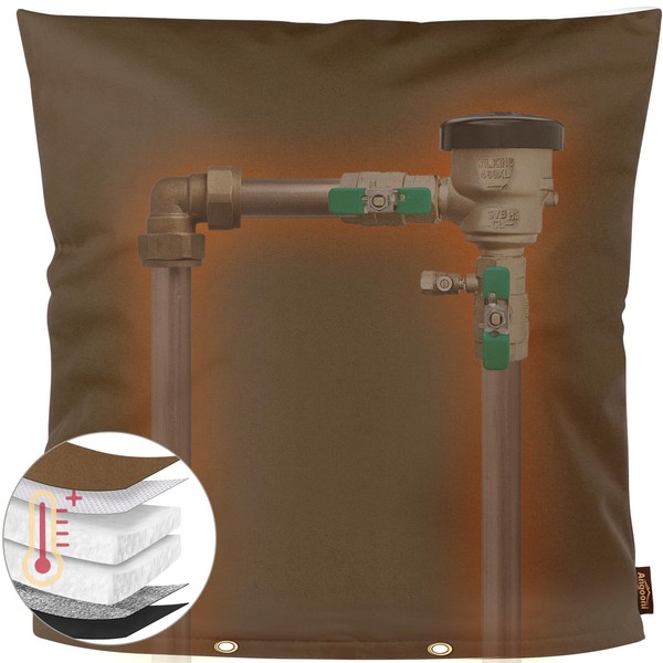 Angooni Upgraded Backflow Preventer Cover Aluminum Foil (5℉) - 24"W