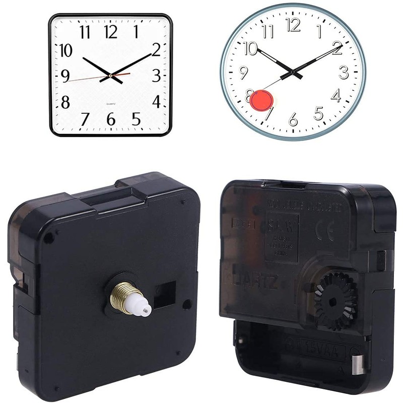 ULTNICE Mecanismo de reloj de cuarzo funciona con pilas DIY