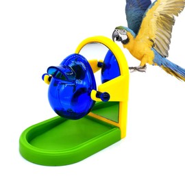 RoseFlower Bird Intelligence Training Toy, Parrot Bike Toy, Educational Bird Foot Claw Toy, Suitable for a Variety of Birds