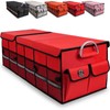 LI LIBZAKI Big Car Trunk Organizer, Cargo Organizer SUV Trunk