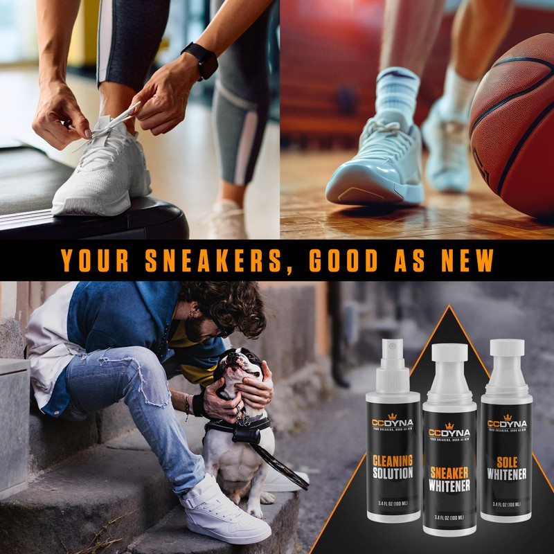 CCDYNA Sneaker Whitener Kit – All-in-One Shoe Whitening & Cleaning