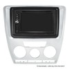 tomzz Audio 2450-028 Double DIN Radio Faceplate Compatible with Skoda