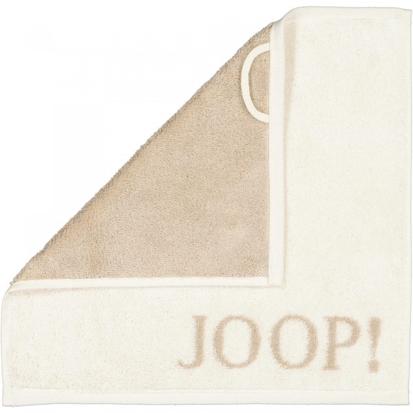 Joop! Classic Doubleface 1600 Hand Towels Cream 36 Flannels 30 x 30 cm