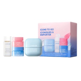 Lanage Iconic Set, Cream, Lip Balm, Moisture, Transparent, Ceramic, Skin Care, Travel, Trial, Korean Cosmetics