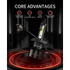 FANTELI 2x 𝖧𝟦/𝟫𝟢𝟢𝟥 Bulbs, 40000LM 900% Brighter 1:1 Size, No