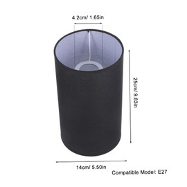 WOONEKY Fabric Lamp Shade Replacement for Table and Floor Lamps Detachable Design Softens Bright Light Suitable for Home Office and More Lightweight and Compact