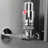 Greened House Kiev Designer Corner Thermostatic Radiator & Towel Rail