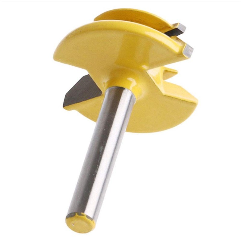 45 Degree Shank Lock Miter Router Bit Tungsten Woodworking Cutter