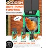 Large Size Aluminum Automatic Chicken Coop Door with Anti-Pinch Feature,