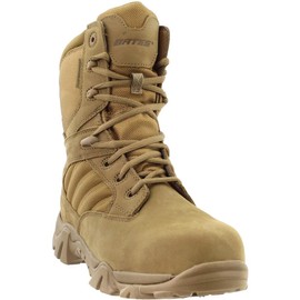 Bates Men's GX-8 Side Zip Dryguard Composite Toe Military and Tactical Boot, Coyote, 6
