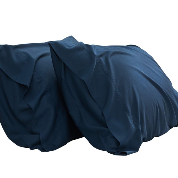 Bedsure Cooling Bamboo Pillowcases Set of 2 - Breathable Cool