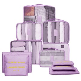 TXBOBECO 12-Piece Suitcase Organiser Set, Packing Cubes for Suitcase, Travel Accessories, Suitcase Organiser, Shoe Bag, Clothes Bags, Packing Cubes, Cosmetics Packing Bags