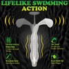 LUCKYFISHING Paddle Tail Swimbaits 16 PCS Fishing Lures Soft Plastic
