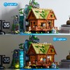 Lumibricks Waterfall-Cabin Lighting Building-Bricks Set - 2539 Pcs Retro Waterfall