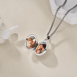 YFN Saint Patron Necklace Sterling Silver Amulet Medal Pendant Religious Jewellery Gifts for Men and Women, Sterling Silver, No Gemstone