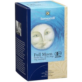 SONNENTOR SO02642 Herbal Tea Organic Tea Bags, Caffeinated Blend, Moon Tea, Full Moon Tea, 18 Packs