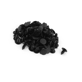 Motoforti 100pcs 8mm Plastic Fastener Rivet Clips Bumper Shield Retainer Auto Body Clips Long-Lasting