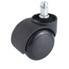 5 Pcs 11 mm Universal Size Office Chair Twin Caster