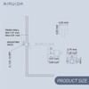 Airuida Square Single-Function Brass Faucet Shower Rough-in Valve Male Thread