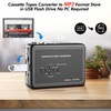 Mersoco Portable Cassette Tape Player, USB Cassette to MP3 Converter,