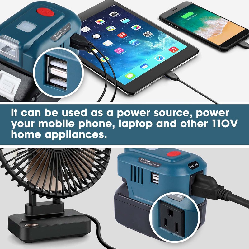 Power Tool Lithium Battery Inverter Generator Portable Power Source Dual