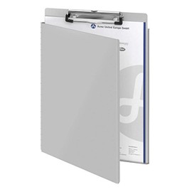 Westcott E-17005 00 Aluminium clipboard, A4, with protective flap and suspension eyelet
