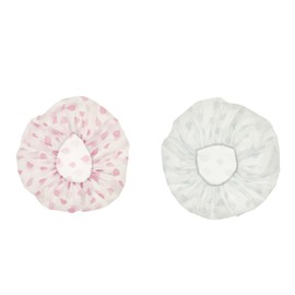 MERRYHAPY Bath Accessory Set 6pcs Shower Cap Bath Hat for Women Boys and Girls Oilproof Hair Catcher Random Style